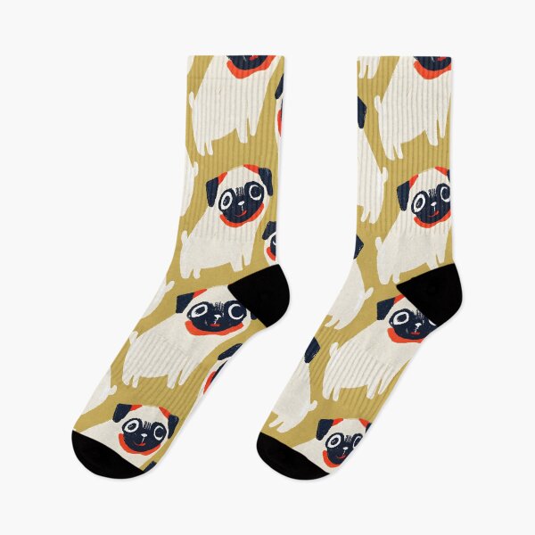 Item preview, Title: Playful Pug Pattern designed and sold by dreampik.