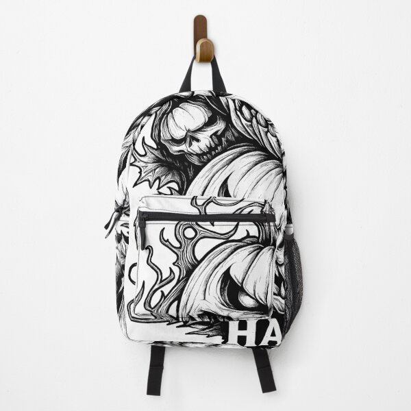 Item preview, Haunted Pumpkin Stack – Halloween Horror Illustration designed and sold by DariusZD.