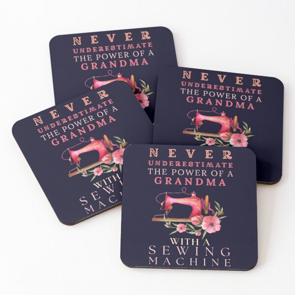 Item preview, Never Understimate The Power Of A Grandma With Sewing Machine - Grandma With A Sewing Machine designed and sold by Wiss2Arts.