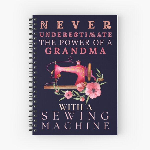Item preview, Never Understimate The Power Of A Grandma With Sewing Machine - Grandma With A Sewing Machine designed and sold by Wiss2Arts.