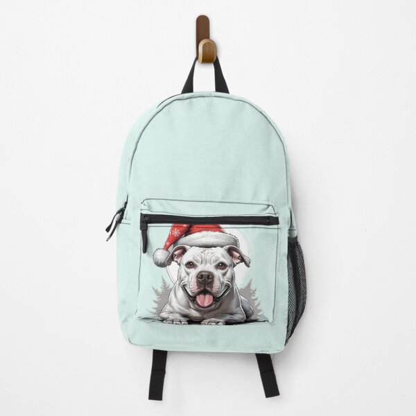 Item preview, White Pitbull Christmas Dog lover designed and sold by PetArt  ⭐⭐⭐⭐⭐.