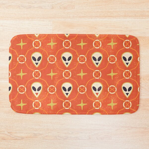 Item preview, Alien Head Space Pattern designed and sold by dreampik.
