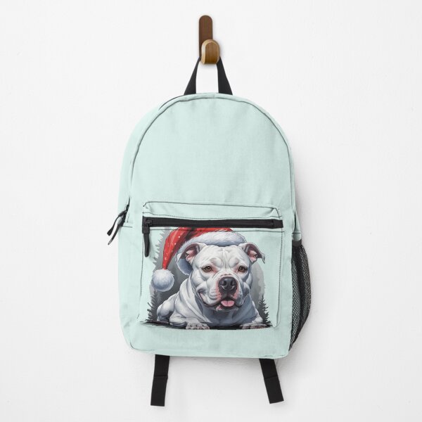 Item preview, White Pitbull Christmas Dog lover designed and sold by PetArt  ⭐⭐⭐⭐⭐.