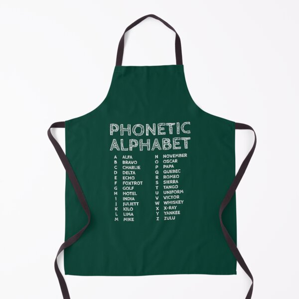 Item preview, NATO Phonetic Alphabet Chart – Green Edition designed and sold by AnnSign.
