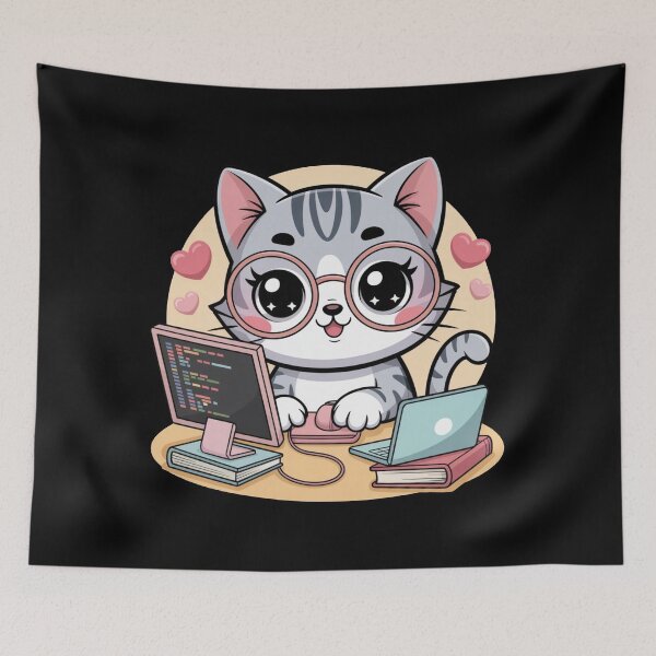 Item preview, Cat programmer designed and sold by Prints-by-Olaf.