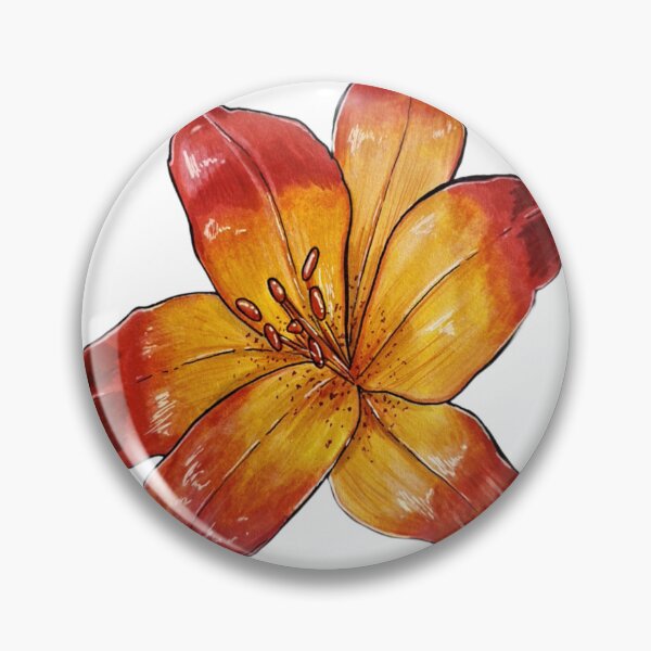 Item preview, Fiery Lily – Bloom with Passion designed and sold by ARTSBI.