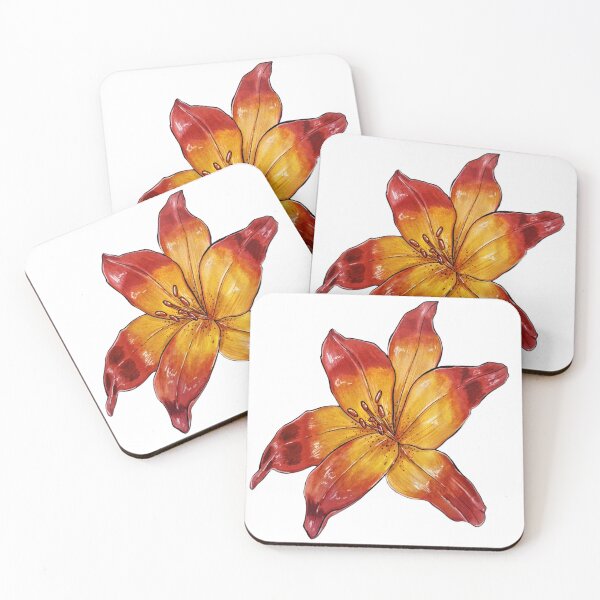 Item preview, Fiery Lily – Bloom with Passion designed and sold by ARTSBI.
