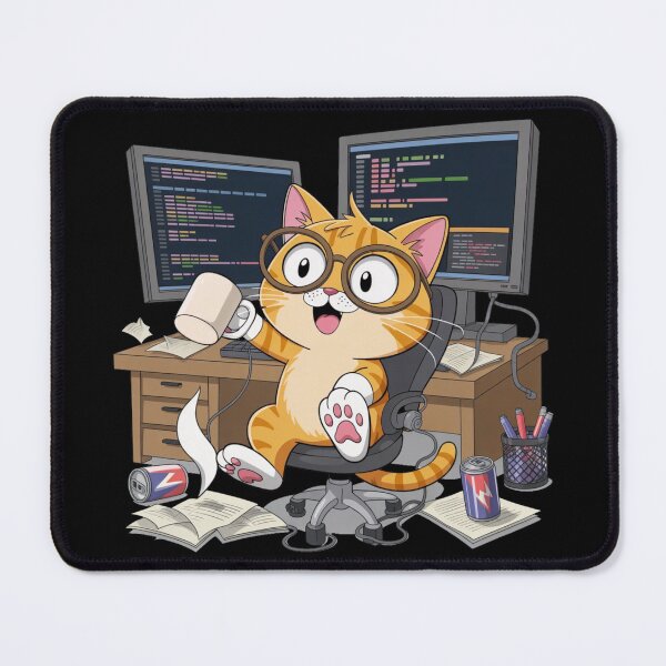 Item preview, Cat programmer designed and sold by Prints-by-Olaf.