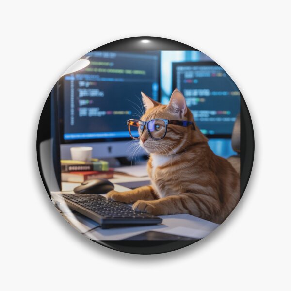 Item preview, Cat programmer designed and sold by Prints-by-Olaf.