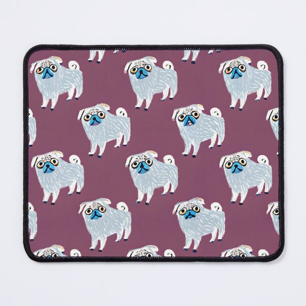 Item preview, Purple Background Pug Pattern designed and sold by dreampik.
