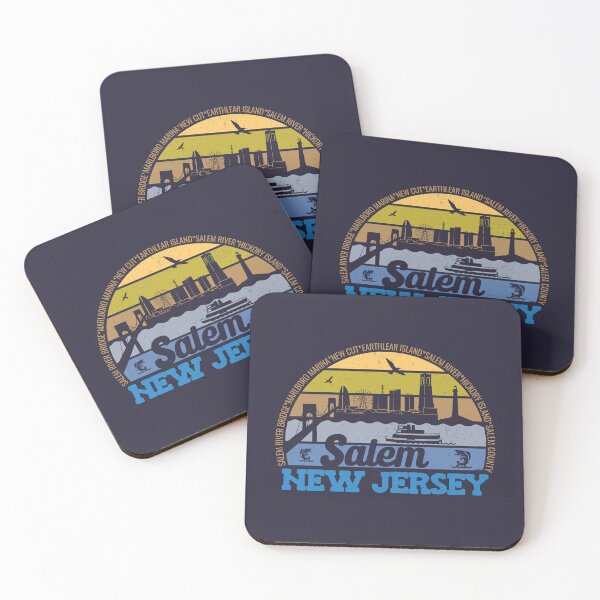 Item preview, Salem New Jersey Sunset Retro Vintage Local Pride Logo designed and sold by CRHPOD20.