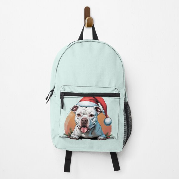 Item preview, White Pitbull Christmas Dog lover designed and sold by PetArt  ⭐⭐⭐⭐⭐.
