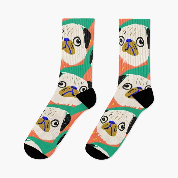 Item preview, Pug Pattern designed and sold by dreampik.
