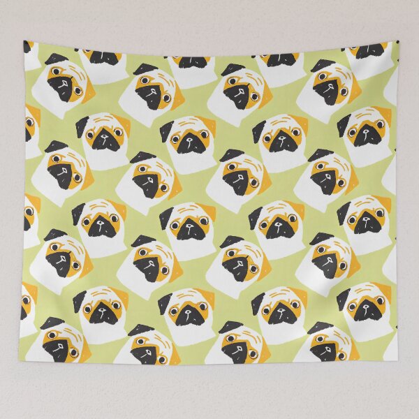 Item preview, Pug Pattern designed and sold by dreampik.
