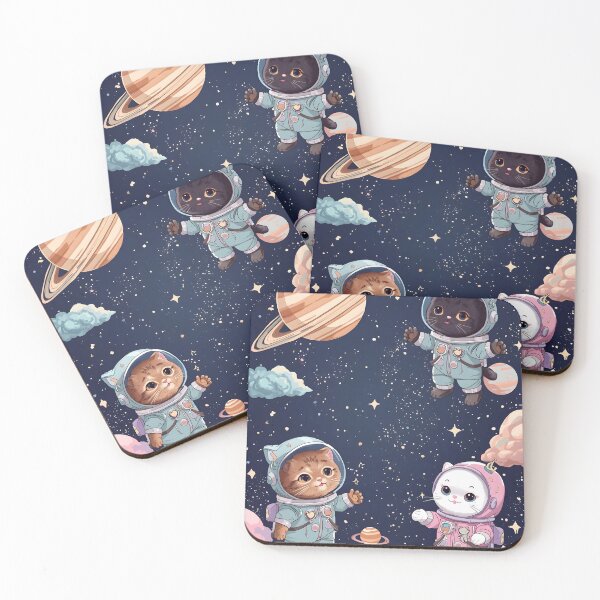 Item preview, Astro-Kitties Squad: Chibi Pastel Space Team designed and sold by MoonlitDoodles1.