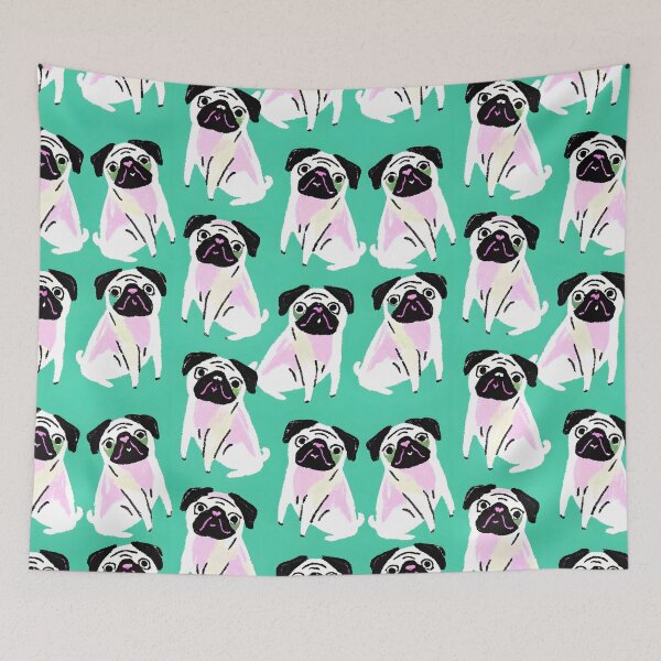 Item preview, Pug Pattern designed and sold by dreampik.