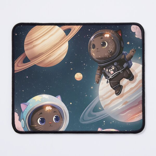 Item preview, Astro-Kitties Squad: Chibi Space Adventure Trio designed and sold by MoonlitDoodles1.