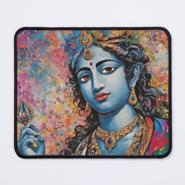 Item preview, Divine Shree Krishna Hindu Art designed and sold by FAITHandPEACE.