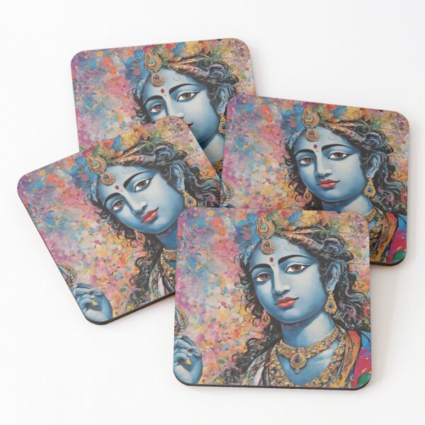 Item preview, Divine Shree Krishna Hindu Art designed and sold by FAITHandPEACE.