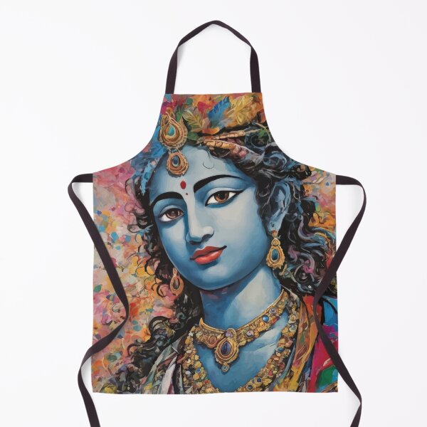 Item preview, Divine Shree Krishna Hindu Art designed and sold by FAITHandPEACE.
