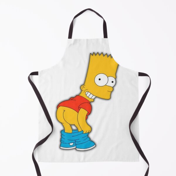 Artikelvorschau, Bart Simpson Mooning Sticker entworfen und verkauft von Beyond Wear.