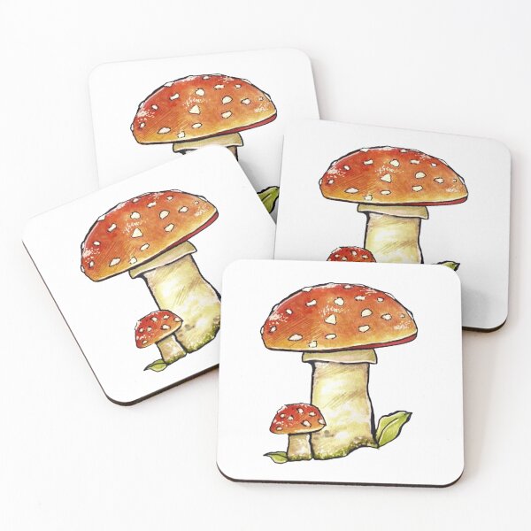 Item preview, Magic Forest Duo – Red Mushroom Charm designed and sold by ARTSBI.