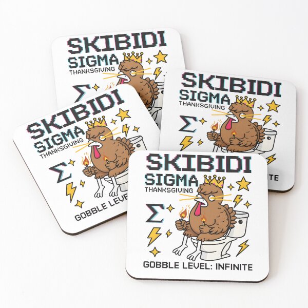 Item preview, Skibidi Sigma Thanksgiving Turkey Meme Art designed and sold by AnnDesignStudio.