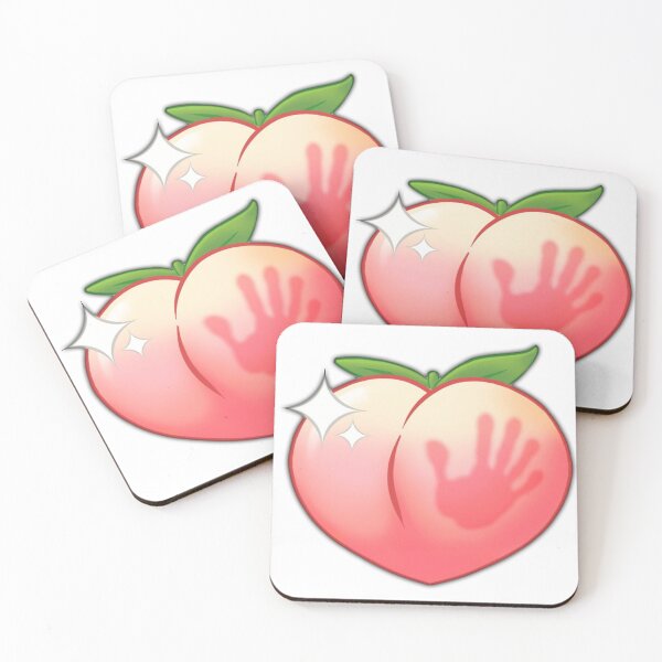 Item preview, Playful Peach with Handprint designed and sold by Beyond Wear.