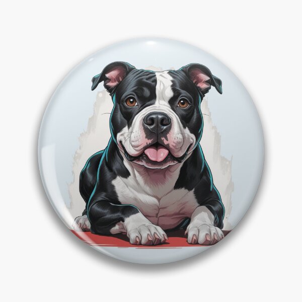 Item preview, Black and White Pitbull Christmas Dog lover designed and sold by PetArt  ⭐⭐⭐⭐⭐.