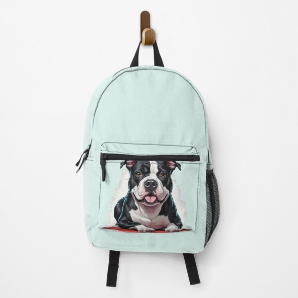 Item preview, Black and White Pitbull Christmas Dog lover designed and sold by PetArt ⭐⭐⭐⭐⭐.
