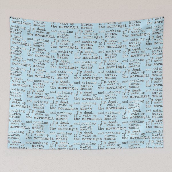 Item preview, If Nothing Hurts I'm Dead Funny Aging Quote designed and sold by SholoStudio.