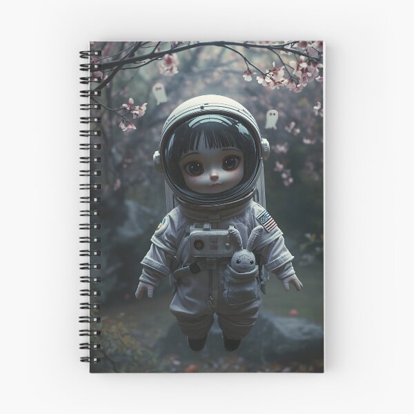 Item preview, Goth Kawaii Astro Doll: Sakura Ghost Terror Space Roses designed and sold by MoonlitDoodles1.