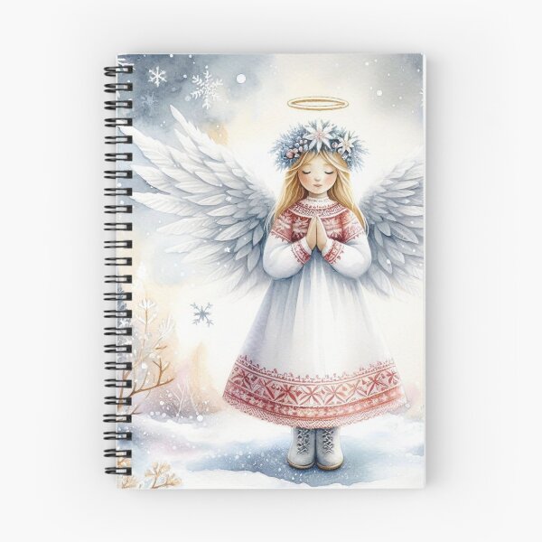 Item preview, Christmas Angel in Watercolor designed and sold by Angelstkw.