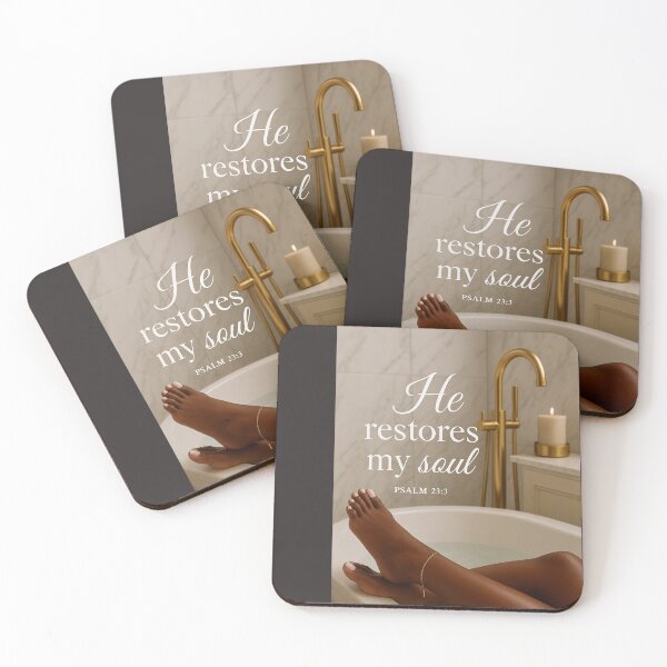 Item preview, He restores my soul.  designed and sold by Demetria3.