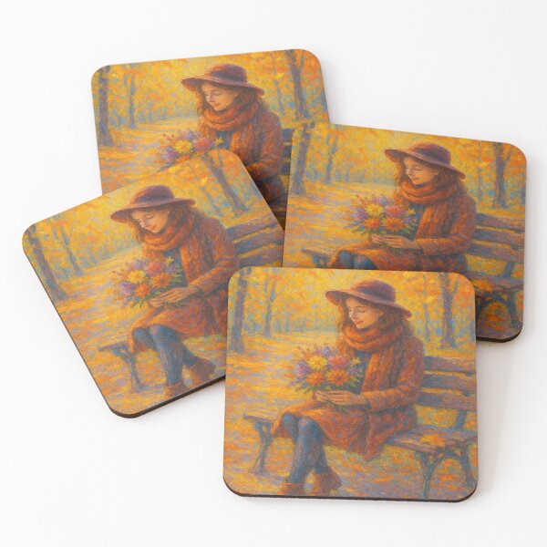 Item preview, Autumn Girl – Illustrated Poem by GGSTCraft designed and sold by ggstcraft.