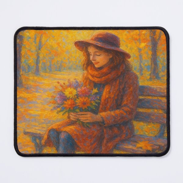 Item preview, Autumn Girl – Illustrated Poem by GGSTCraft designed and sold by ggstcraft.