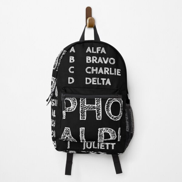 Item preview, NATO Phonetic Alphabet Chart – Black & White Edition designed and sold by AnnSign.