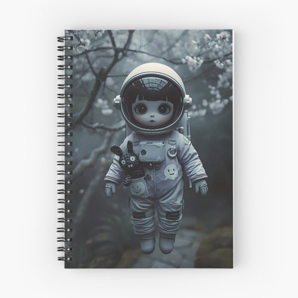 Item preview, Dark Chibi Astro Doll Ethereal Ghost Companion Terror Bunny designed and sold by MoonlitDoodles1.