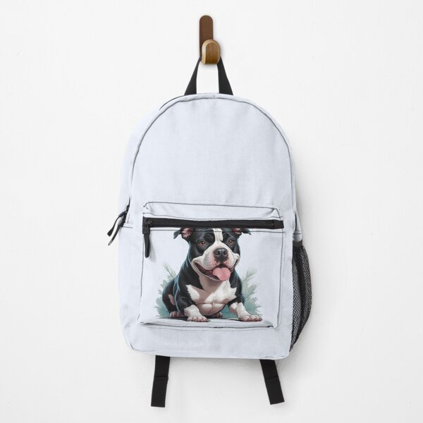 Item preview, Black and White Pitbull Dog color art designed and sold by PetArt ⭐⭐⭐⭐⭐.