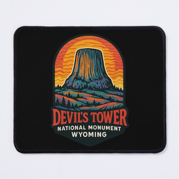 Item preview, Devils Tower National Monument Wyoming Travel designed and sold by TomFrontierArt.