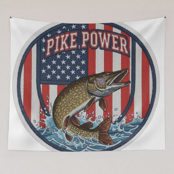 Item preview, Big pike fishing power designed and sold by GiftiqueNook.