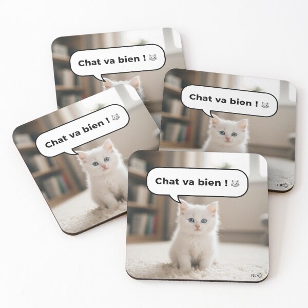 Item preview, Cat is fine! designed and sold by OFLUX.
