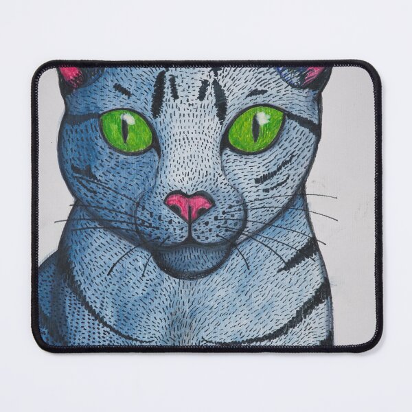 Item preview, CAT GREEN EYES designed and sold by Rebekah Gavra.