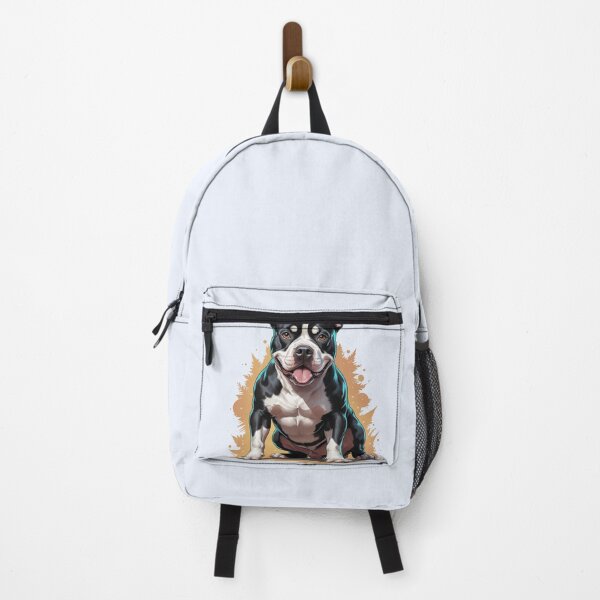 Item preview, Black and White Pitbull Dog color art designed and sold by PetArt ⭐⭐⭐⭐⭐.
