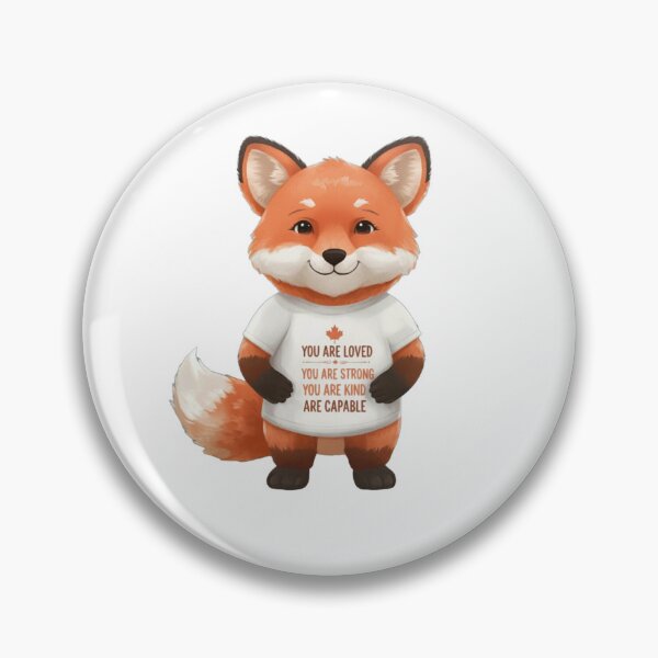 Item preview, Red Fox Positive Affirmation designed and sold by Kedspicedesign.