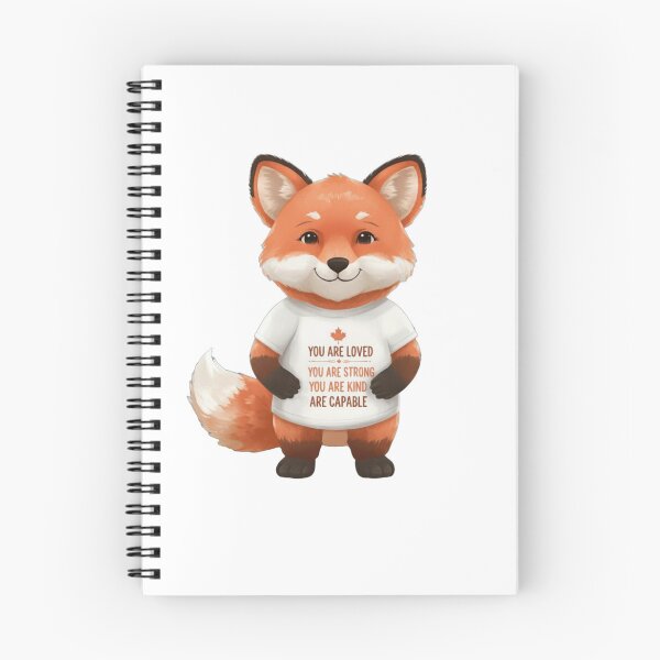 Item preview, Red Fox Positive Affirmation designed and sold by Kedspicedesign.