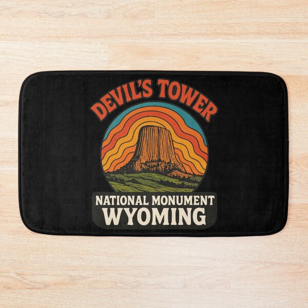 Item preview, Devils Tower National Monument Wyoming Trippy Travel designed and sold by TomFrontierArt.