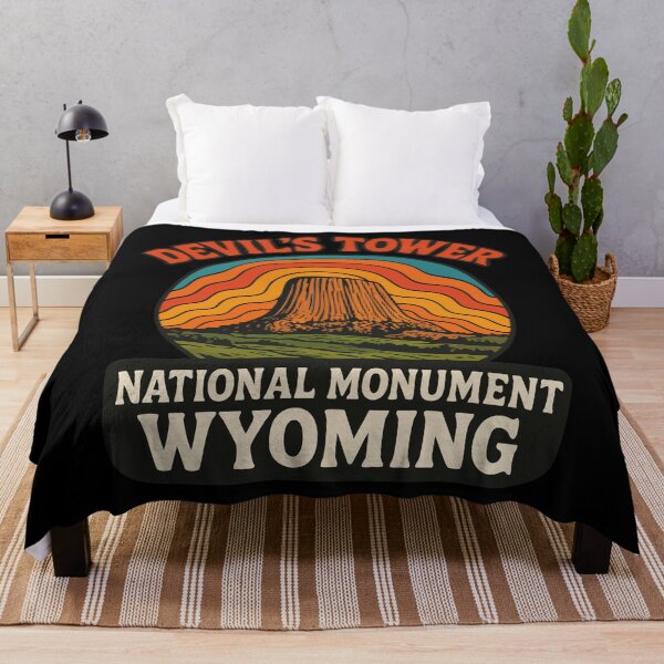 Item preview, Devils Tower National Monument Wyoming Trippy Travel designed and sold by TomFrontierArt.