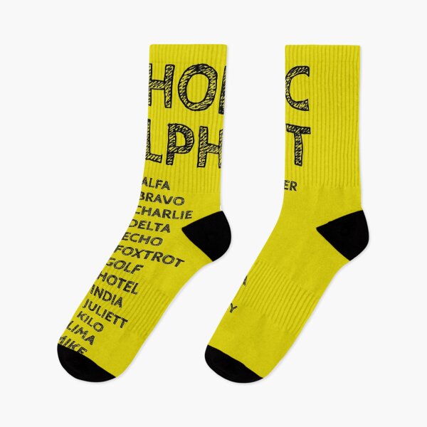 Item preview, NATO Phonetic Alphabet Chart – Yellow Edition designed and sold by AnnSign.