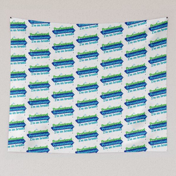 Item preview, Procrastination Humor Quote – Professional Procrastinator designed and sold by SholoStudio.